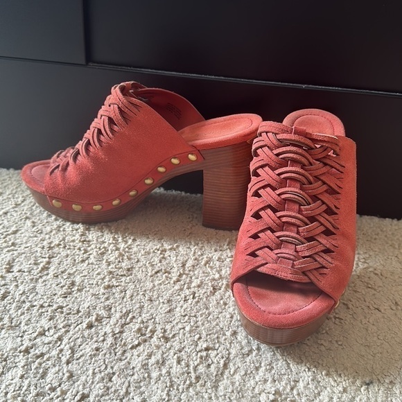 Michael Kors Westly Suede Mules - Cinnamon - Size 9.5 - Picture 7 of 13